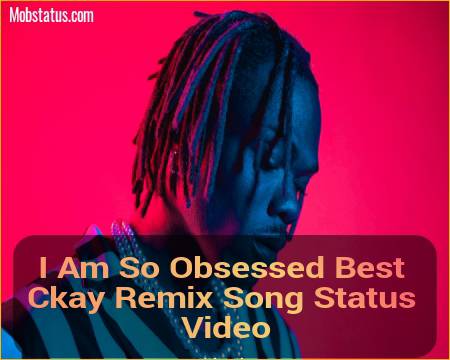I Am So Obsessed Best Ckay Remix Song Status Video