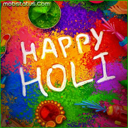 Colorful Holi Special Status Video