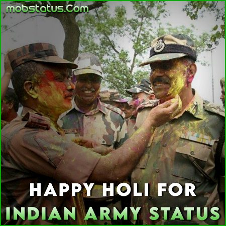 Happy Holi For Indian Army WhatsApp Status Video Download