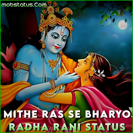 Mithe Ras Se Bharyo Radha Rani Lage Whatsapp Status Video