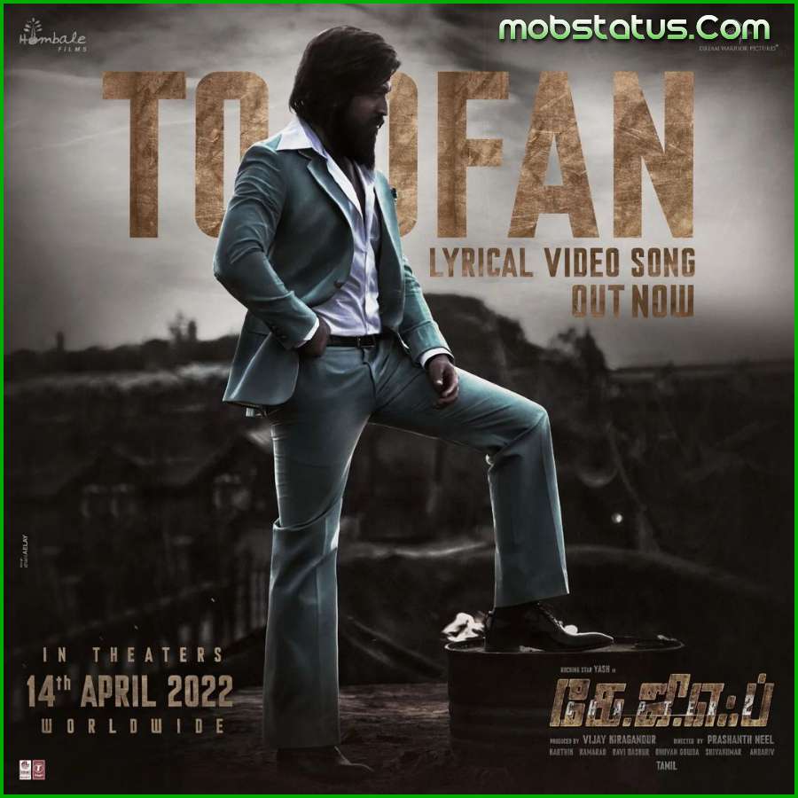 Toofan Tamil KGF Chapter 2 Song Status Video