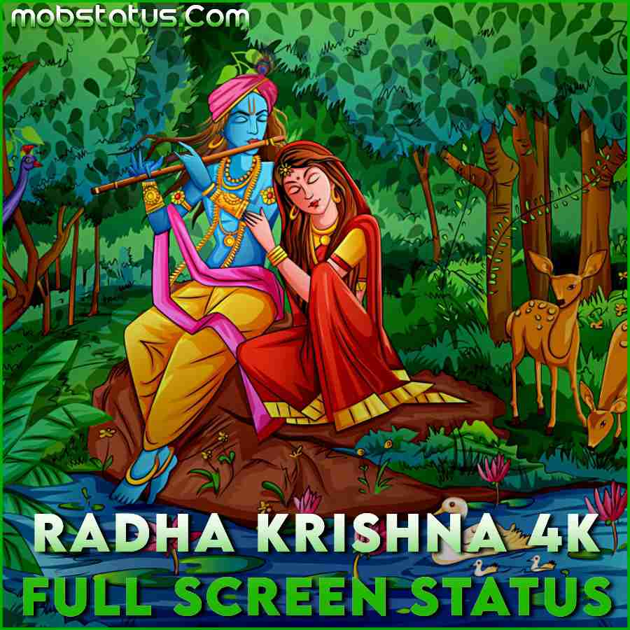Radha Krishna 4k Full Screen Status Video Download, HD