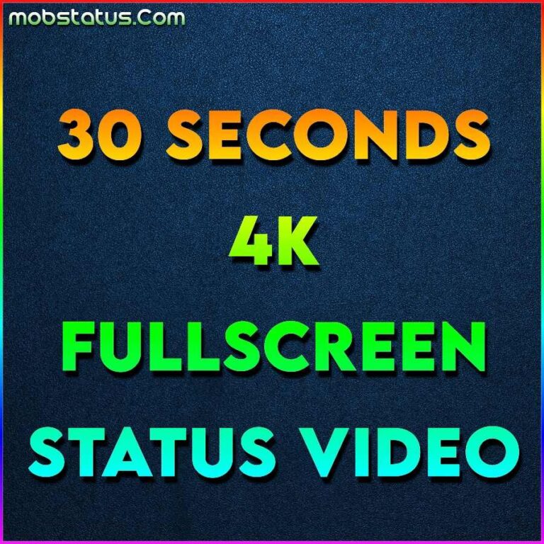 30 Second 4k Full Screen Whatsapp Status Video Download