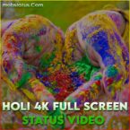 2023 Holi 4k Full Screen Status Video