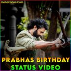 Prabhas Birthday Whatsapp Status Video