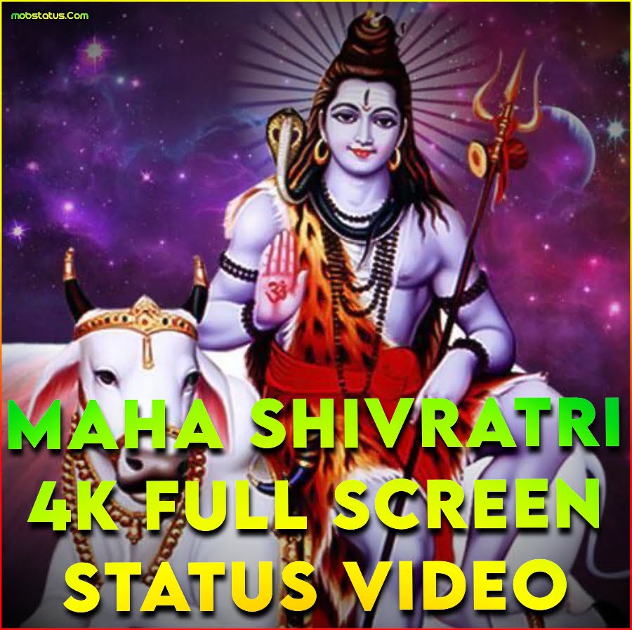 Maha Shivratri 4k Full Screen Status Video