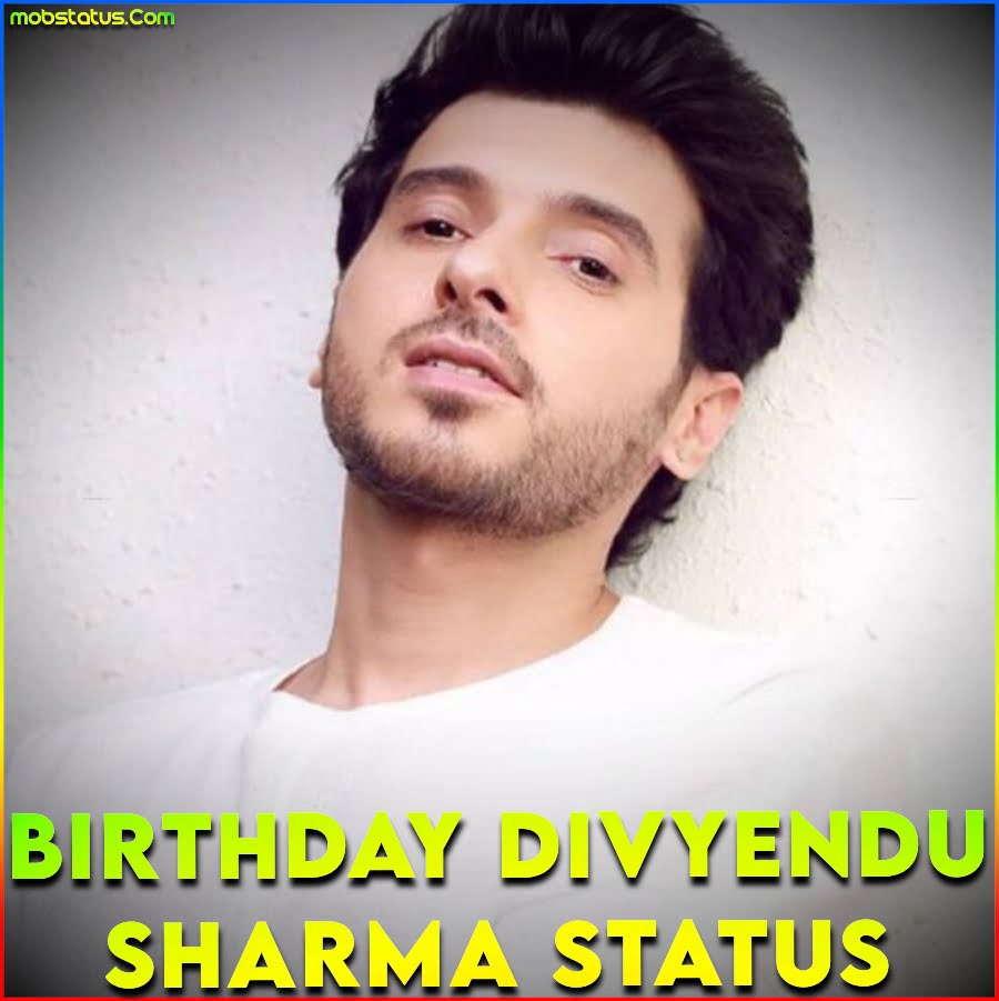 Happy Birthday Divyendu Sharma Status Video