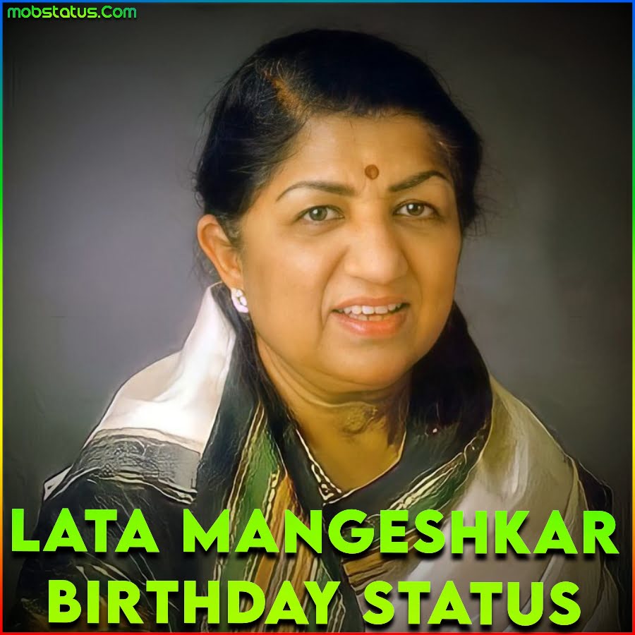 Lata Mangeshkar Happy Birthday Status Video