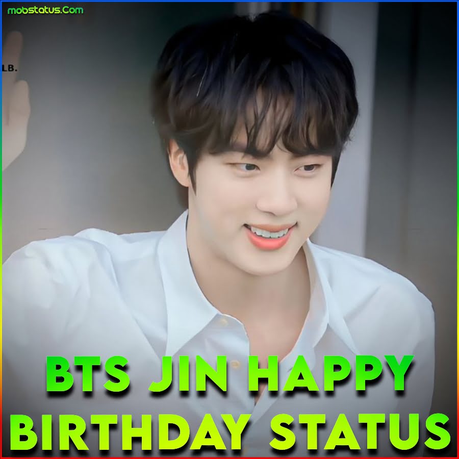 BTS Jin Happy Birthday Status Video