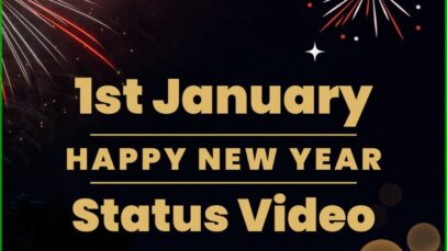 1st January Happy New Year 2024 Whatsapp Status Video