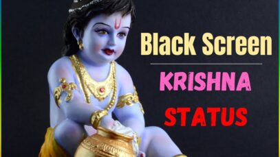 Black Screen Krishna Status Video