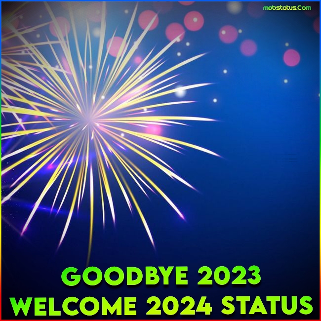 Goodbye 2023 Welcome 2024 Whatsapp Status Video