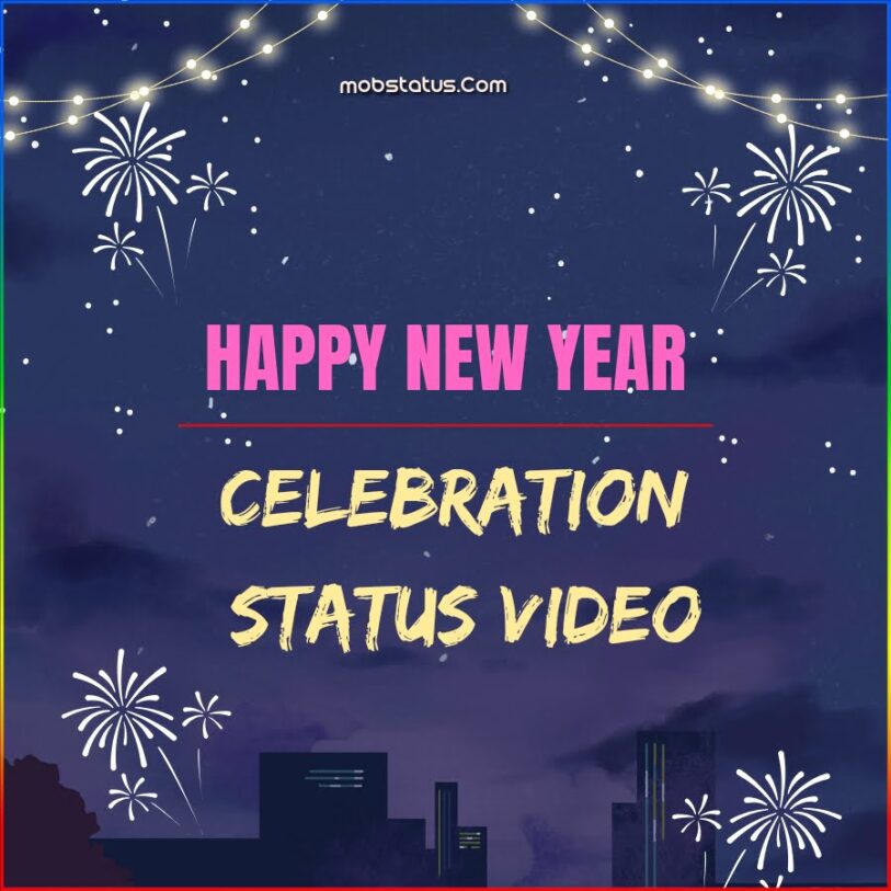 Happy New Year Celebration 2024 Whatsapp Status Video, 4k HD
