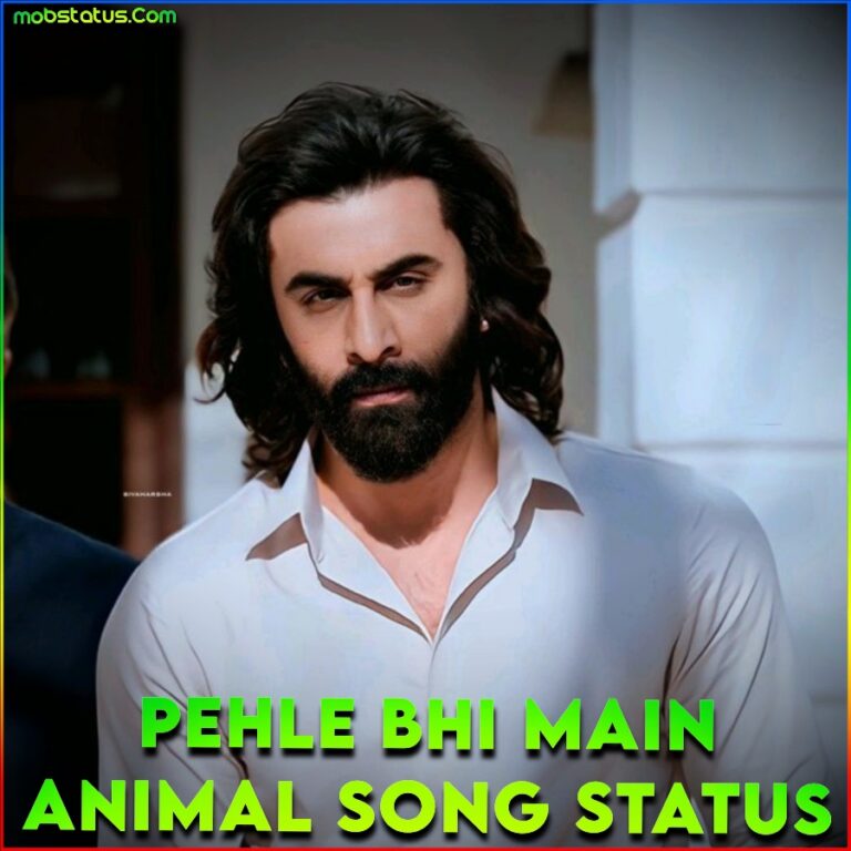 Pehle Bhi Main Animal Movie Song Status Video Download, 4k HD