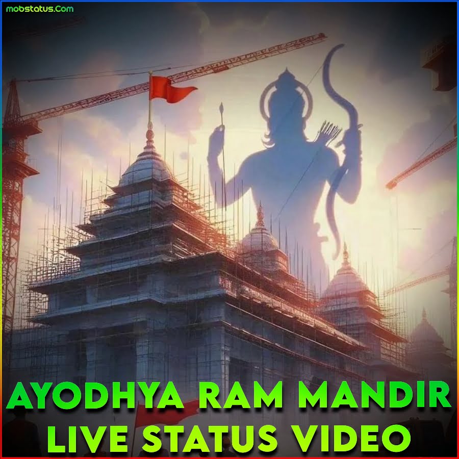 Ayodhya Ram Mandir 2024 Live Whatsapp Status Video